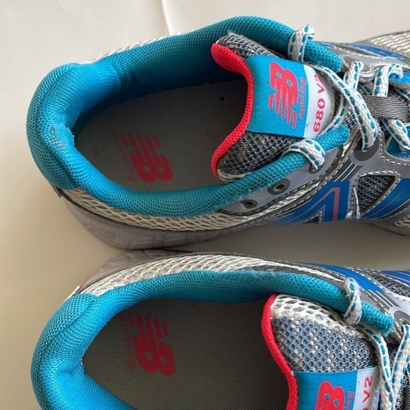 New Balance 680 V2 Womens Running Sneakers Gray/Blue,Size 10 - Picture 8 of 8